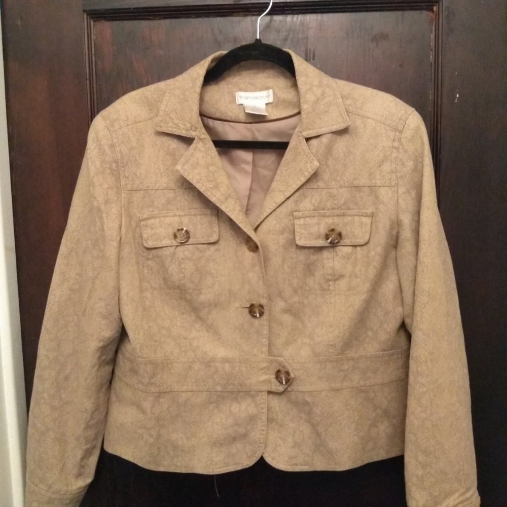 Safari Jacket. Neutral Color. Excellent Condition
